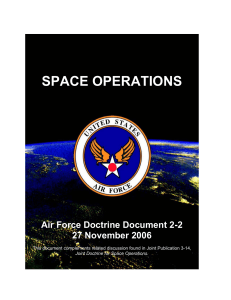 AFDD Template Guide SPACE OPERATIONS  20 September 2002
