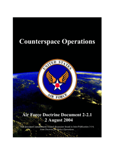 AFDD Template Guide Counterspace Operations  20 September 2002