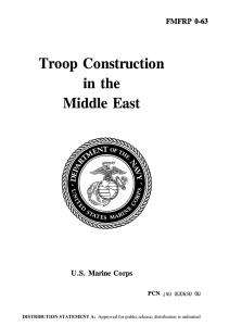 in the Troop Construction Middle East U.S. Marine Corps