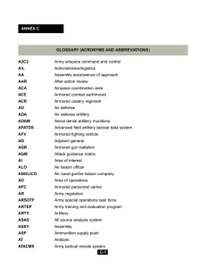 ANNEX C GLOSSARY (ACRONYMS AND ABBREVIATIONS A2C2 A/L