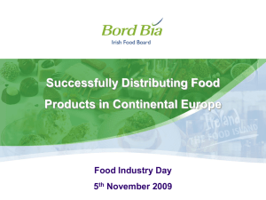Successfully Distributing Food Products in Continental Europe Food Industry Day 5