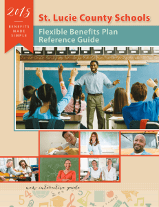 2015 St. Lucie County Schools Flexible Benefits Plan Reference Guide