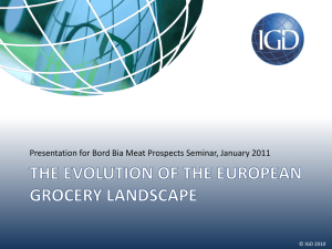 Presentation for Bord Bia Meat Prospects Seminar, January 2011