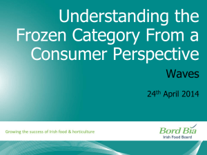 Understanding the Frozen Category From a Consumer Perspective
