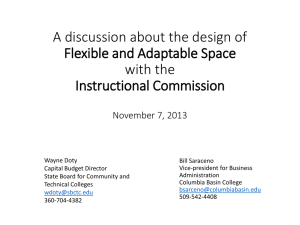 A discussion about the design of Flexible and Adaptable Space with the