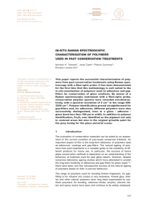 e-PS, 2009, , 107-111 ISSN: 1581-9280 web edition e-PRESERVATIONScience