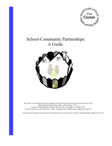 School-Community Partnerships: A Guide