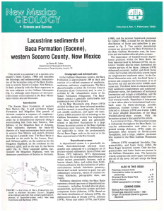 sediments of Lacustrine (Eocene),