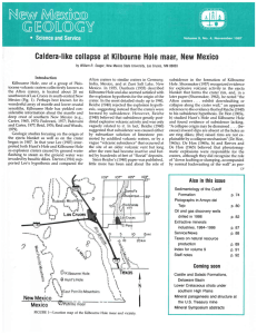 Galdera-like collapse at Kilbourne Hole