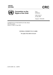 CRC Convention on the Rights of the Child