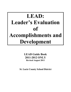 LEAD: Leader’s Evaluation of