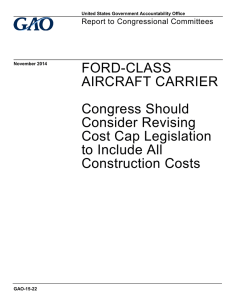 FORD-CLASS AIRCRAFT CARRIER Congress Should Consider Revising
