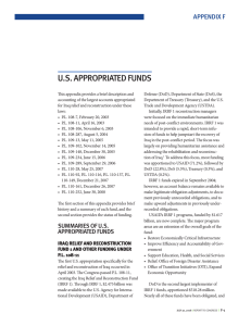 u.s. AppropriAted funds Appendix f