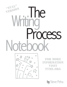 The Process Writing Notebook