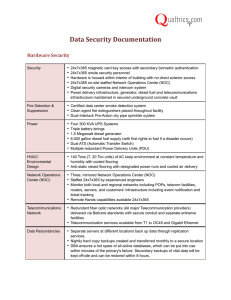 Data Security Documentation Hardware Security  •