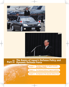 II Part The Basics of Japan’s Defense Policy and Dynamic Defense Force