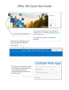 Office 365 Quick Start Guide