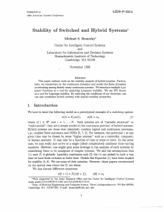 Stability  of  Switched  and  Hybrid ...