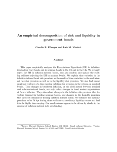 An empirical decomposition of risk and liquidity in government bonds