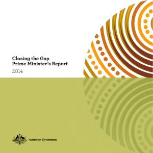 Closing the Gap Prime Minister’s Report 2014