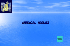 MEDICAL ISSUES