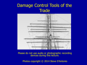 Damage Control Tools of the Trade