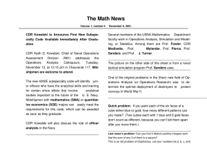 The Math News