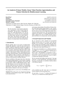 An Analysis of Linear Models, Linear Value-Function Approximation, and