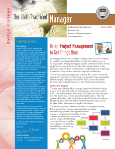 Manager The Well-Practiced Using Project Management to Get Things Done
