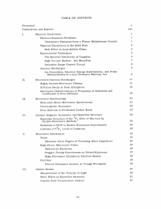 TABLE  OF  CONTENTS v viii Publications  and  Reports