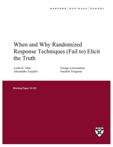 When and Why Randomized Response Techniques (Fail to) Elicit the Truth