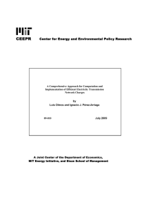 A Comprehensive Approach for Computation and Implementation of Efficient Electricity Transmission