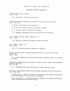 MEETING  PAPERS  PRESENTED Dec.  2,  1957