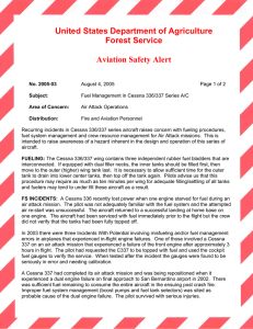 United States Department of Agriculture Forest Service Aviation Safety Alert