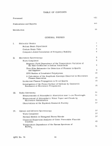 TABLE OF CONTENTS viii Personnel xvi
