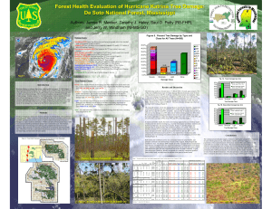 Forest Health Evaluation of Hurrica ne Katrina Tree Damage: De Soto Nationa