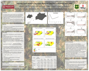 Assessing Crown Dieback in the Ozark Highlands Using FIA and...