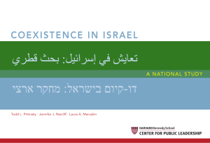 COEXISTENCE IN ISRAEL