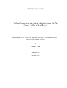 “Cultural Preservation and Societal Migration Among the 17th