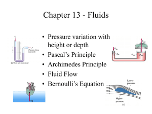 Chapter 13 - Fluids