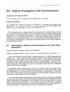 Optical  Propagation  and  Communication 6.0