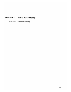 Radio  Astronomy Section  4 207
