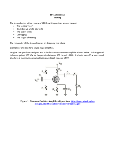 EE411 Lesson 7: Testing
