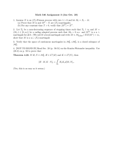 Math 546 Assignment 3 (due Oct. 29) − λt.