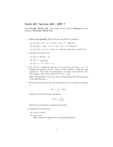 Math 267, Section 202 : HW 7