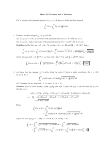 Math 227 Problem Set V Solutions