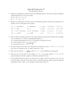 Math 227 Problem Set VI Due Wednesday, March 2