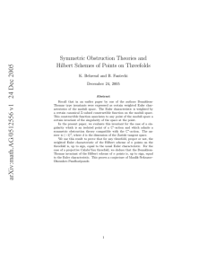 Symmetric Obstruction Theories and Hilbert Schemes of Points on Threefolds