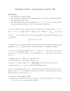 Mathematics 440/508 – Final Examination, April 17, 1997 Instructions
