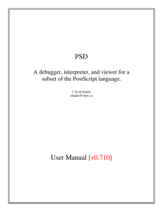 PSD  User Manual [v0.710]